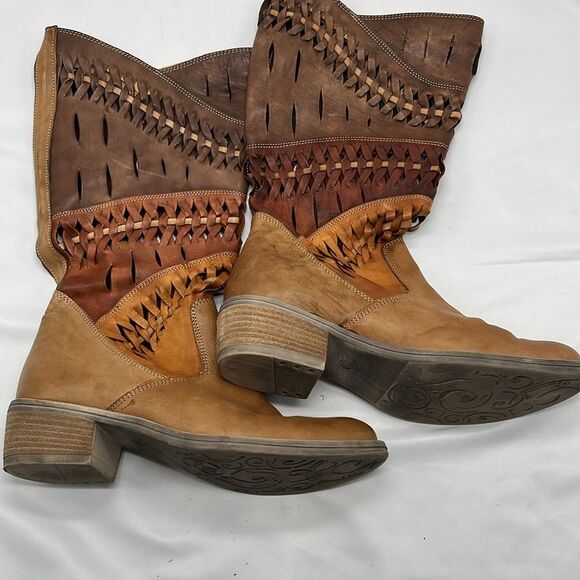 Multicolored Brown Leather Summit by White Mountain Boots - Picture 3 of 8